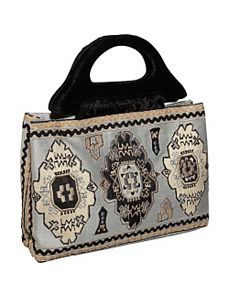 Tote w/ Embroidery by Moyna Handbags