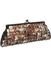 Framed Clutch with MOP by Moyna Handbags