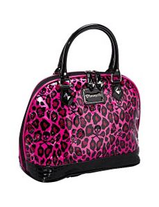 Pink Leopard Skull Embossed Bag by Loungefly