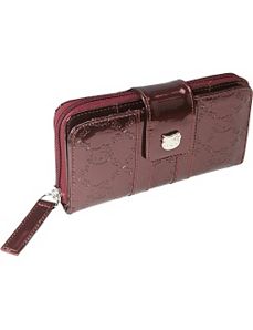 Hello Kitty Burgundy Embossed Wallet by Loungefly