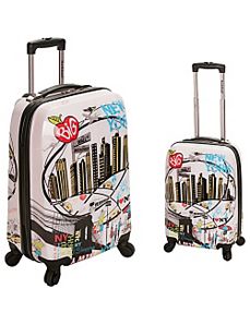 Traveler 2 Piece Hardside Luggage Set by Rockland Luggage