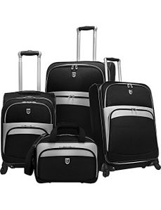 4 Piece Exp. Spinner Luggage Set by Beverly Hills Country Club