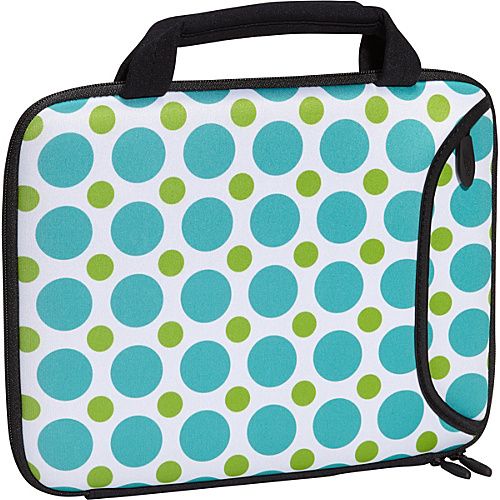 POLKA DOTS:GREEN & TEAL