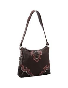 Southern Grace Zip-Top Structured Hobo by American West