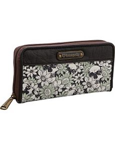 Floral Skull Wallet by Loungefly