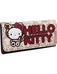 Hello Kitty Leopard Hug Me Wallet by Loungefly
