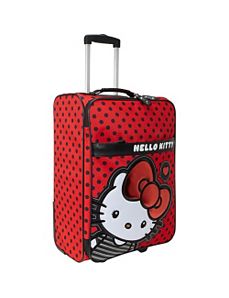 Hello Kitty Big Bow Rolling Luggage by Loungefly