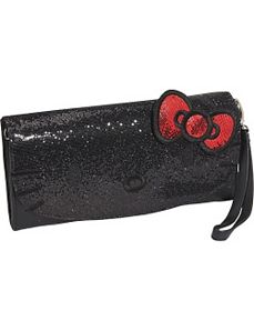 Hello Kitty Polka Dot Embossed Glitter Convertible by Loungefly
