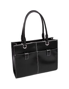 Angelina Faux Leather Ladies' Business Tote by McKlein USA