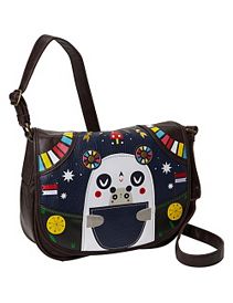 Crowded Teeth Panda-Roo Cross Body Bag by Loungefly