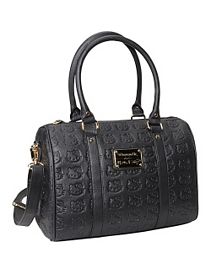 Hello Kitty Embossed Bowler Satchel by Loungefly