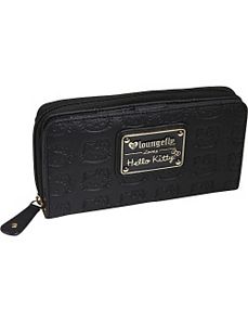 Hello Kitty Embossed Zip Around Wallet by Loungefly