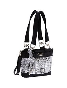 Jenna Shoulder Bag, Salt & Pepper by Donna Sharp