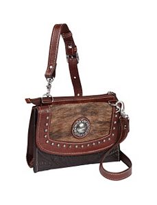 Triple C Small Crossbody Bag/Wallet Combo by American West