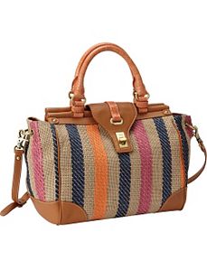 Bryn Straw Dowel Bag by Rafe New York