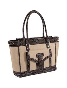 33rd & MAD. Linen Breeze Tote by Koret Handbags