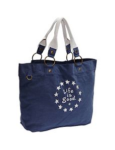 Latitude Tote LIG Stars, True Blue by Life is good