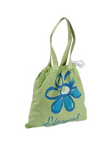 Drawstring Tote Daisy, Apple Green by Life is good