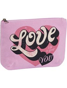 Precious Cargo Pouch Love You, Petal Pnk by Life is good