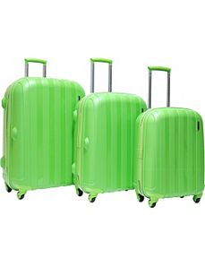 Paradise 3 Piece Hardside Luggage Set by CalPak