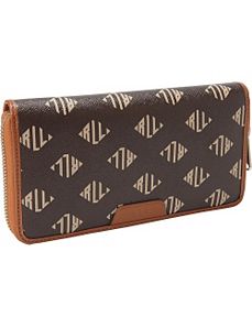 Caldwell Signature Zip Wallet by Lauren Ralph Lauren