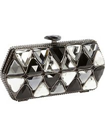 Triangle Crystal Box Clutch by Magid