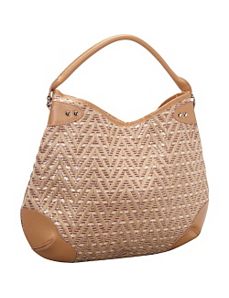 Straw Zig Zag Tapestry Hobo by Magid