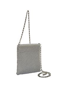 Ball Metal Mesh Crossbody Bag by Magid