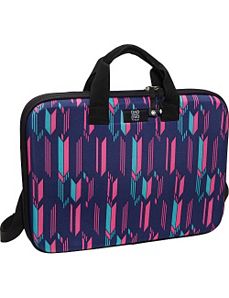 Chloe Dao Slim Laptop Brief - Chevron by Nuo
