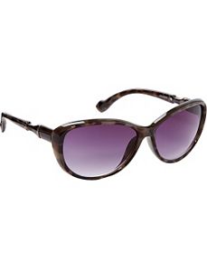 Oval Faux Bamboo Glam Sunglasses by Jessica Simpson Sunwear