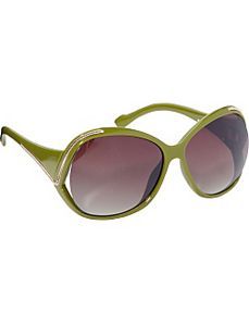 Oversized Round Glam Sunglasses by Jessica Simpson Sunwear