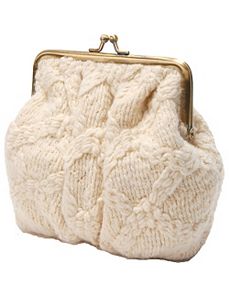 Cable Large Pocket Purse by Flying Daisies
