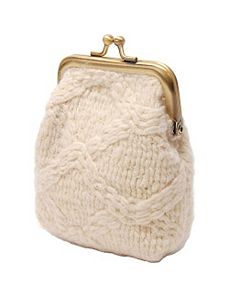 Cable Small Pocket Purse by Flying Daisies