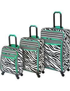Aeorlite Zebra 3 Piece Spinner Set by Heys USA
