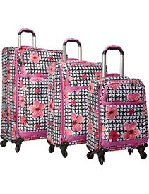 Aeorlite Herrington Flowers 3 Piece Hybrid Spinner by Heys USA