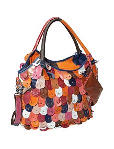 Rainbow Peacock Handbag by AmeriLeather