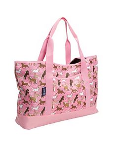 Horses in Pink Tote-All Bag by Wildkin