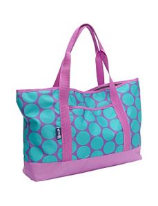 Big Dot Aqua Tote-All Bag by Wildkin