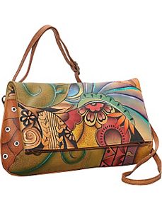 Foldover Convertible Clutch/Shoulder Bag by Anuschka