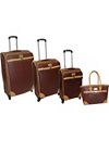London Bridge 4 Piece Spinner Luggage Set by Adrienne Vittadini