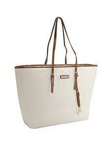 Saffiano 15"' East West Laptop Tote by Adrienne Vittadini
