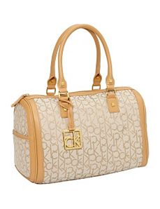 Hudson Jacquard Satchel by Calvin Klein