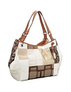 Vegas Signs Patchwork Large Tote by Nine West Handbags
