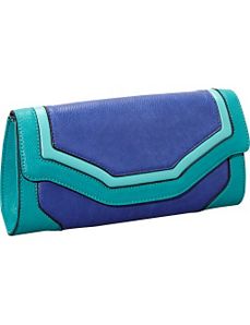 Imelda Tri-Colored Color Block Clutch by Melie Bianco