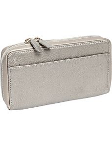 Large Full Zip Organizer Clutch Wallet by Derek Alexander