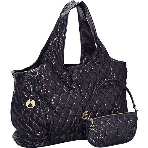 NAVY QUILTED NYLON