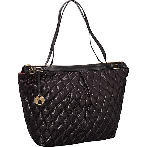 BLACK QUILTED NYLON