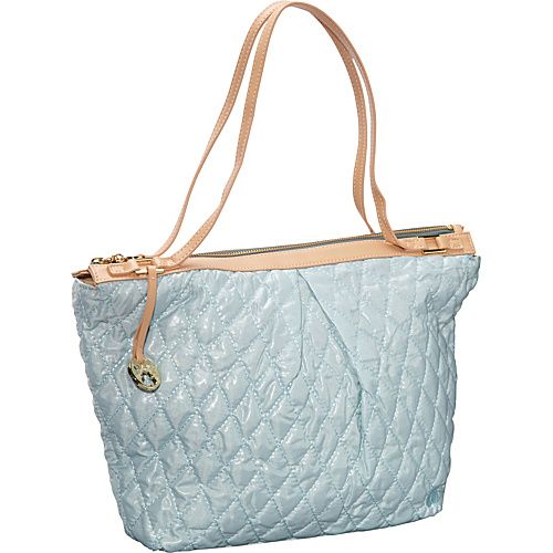 BLUE QUILTED NYLON