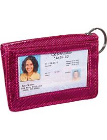 Jazz Glitter ID/Keychain Wallet by Clava