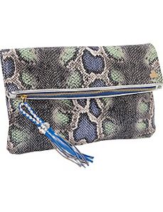 Eden Snake Foldover Clutch by Clava